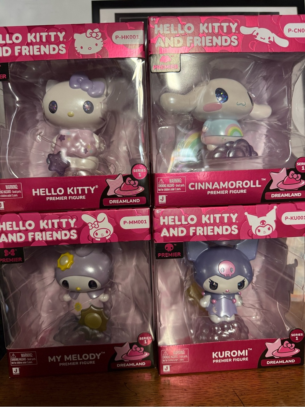 Dreamland Lot of  4 Figurines Hello Kitty Cinnamoroll Kuromi My Melody